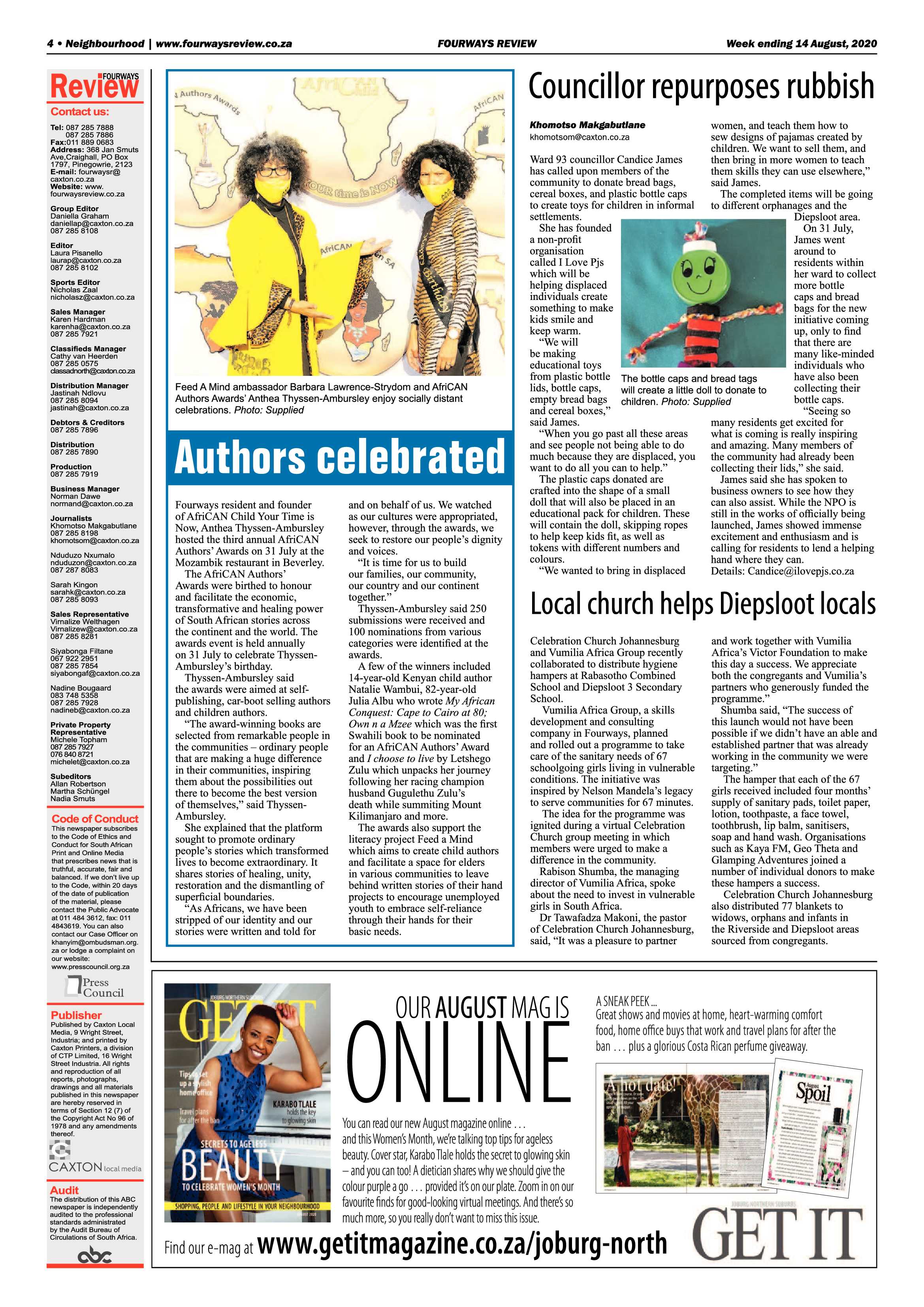 Fourways Review 14 August 2020 page 4