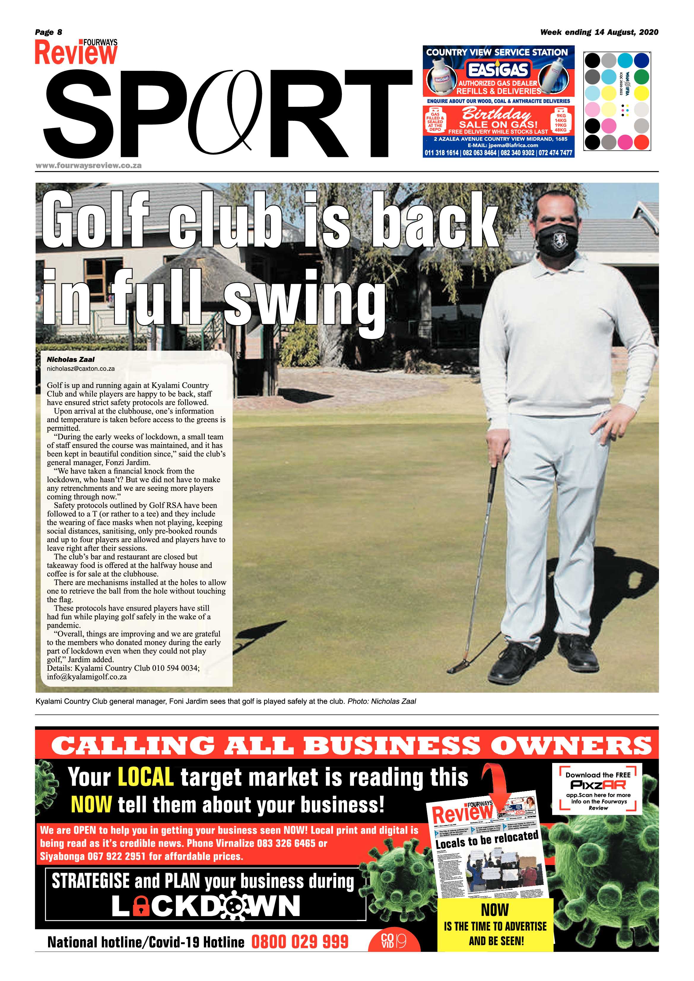 Fourways Review 14 August 2020 page 8