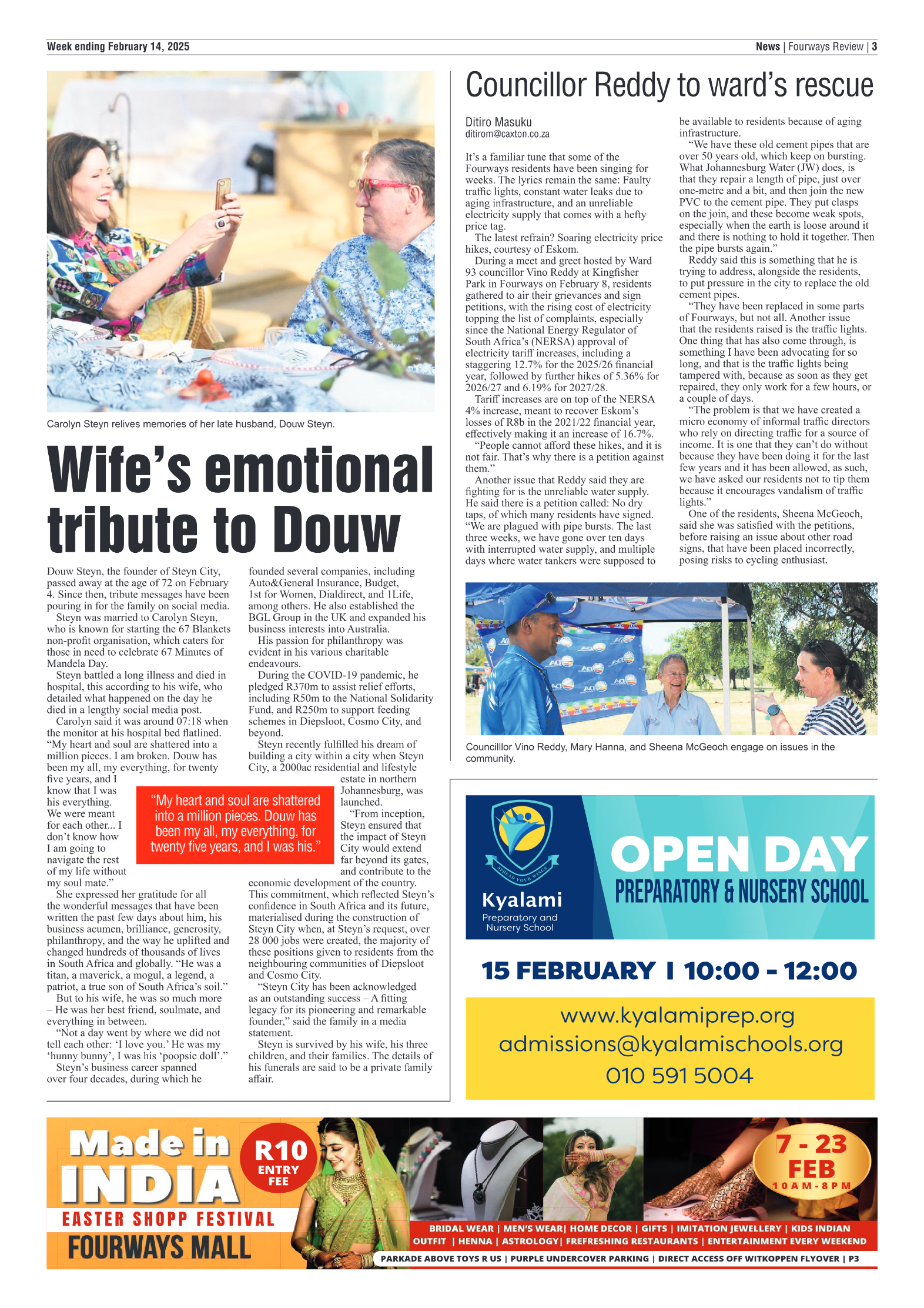 Fourways Review 14 February 2025 page 3