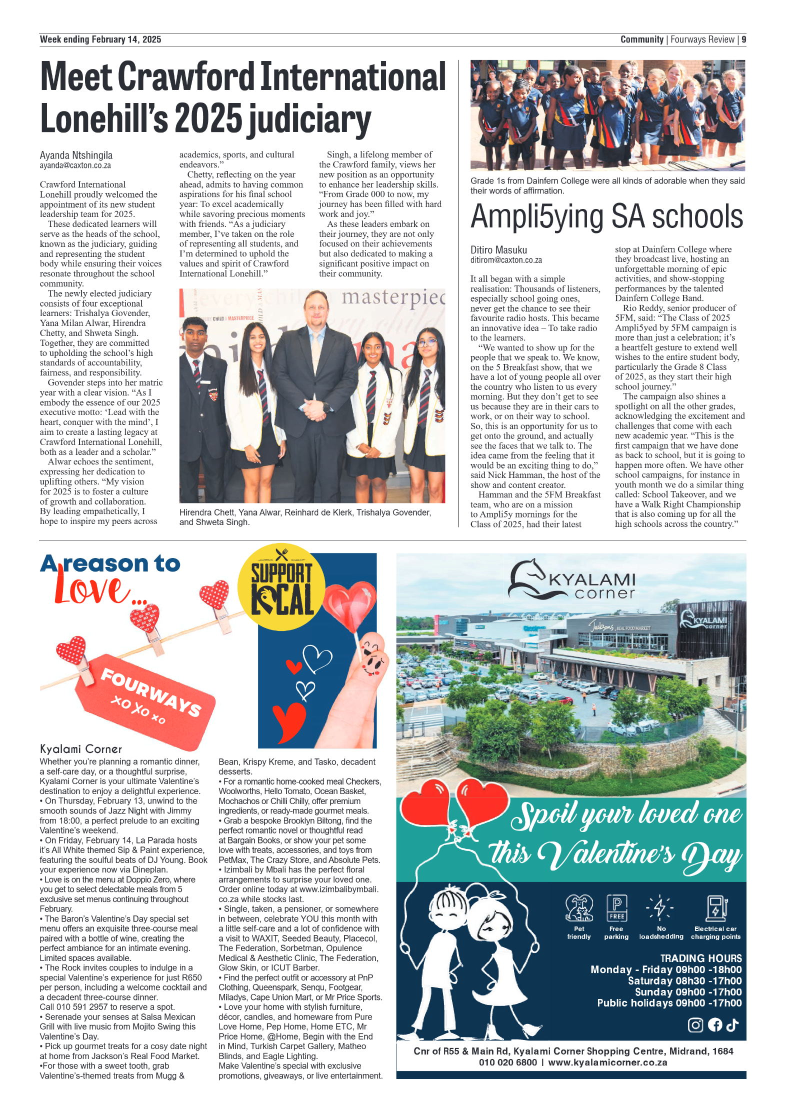 Fourways Review 14 February 2025 page 9