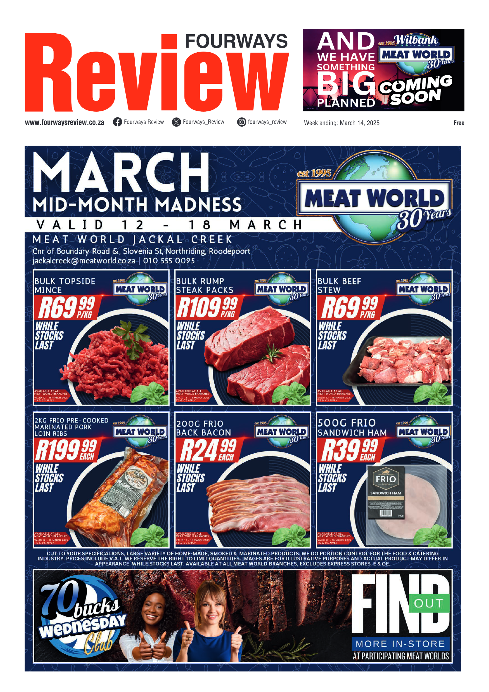 Fourways Review 14 March 2025 page 1