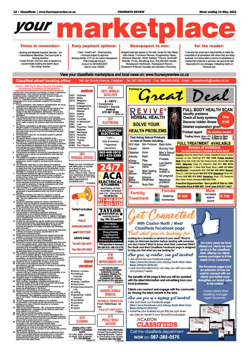 Fourways Review 14 May 2021 page 10