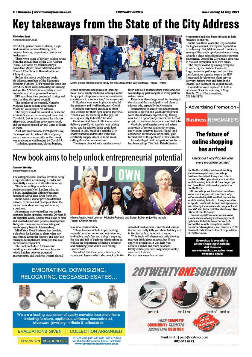 Fourways Review 14 May 2021 page 6