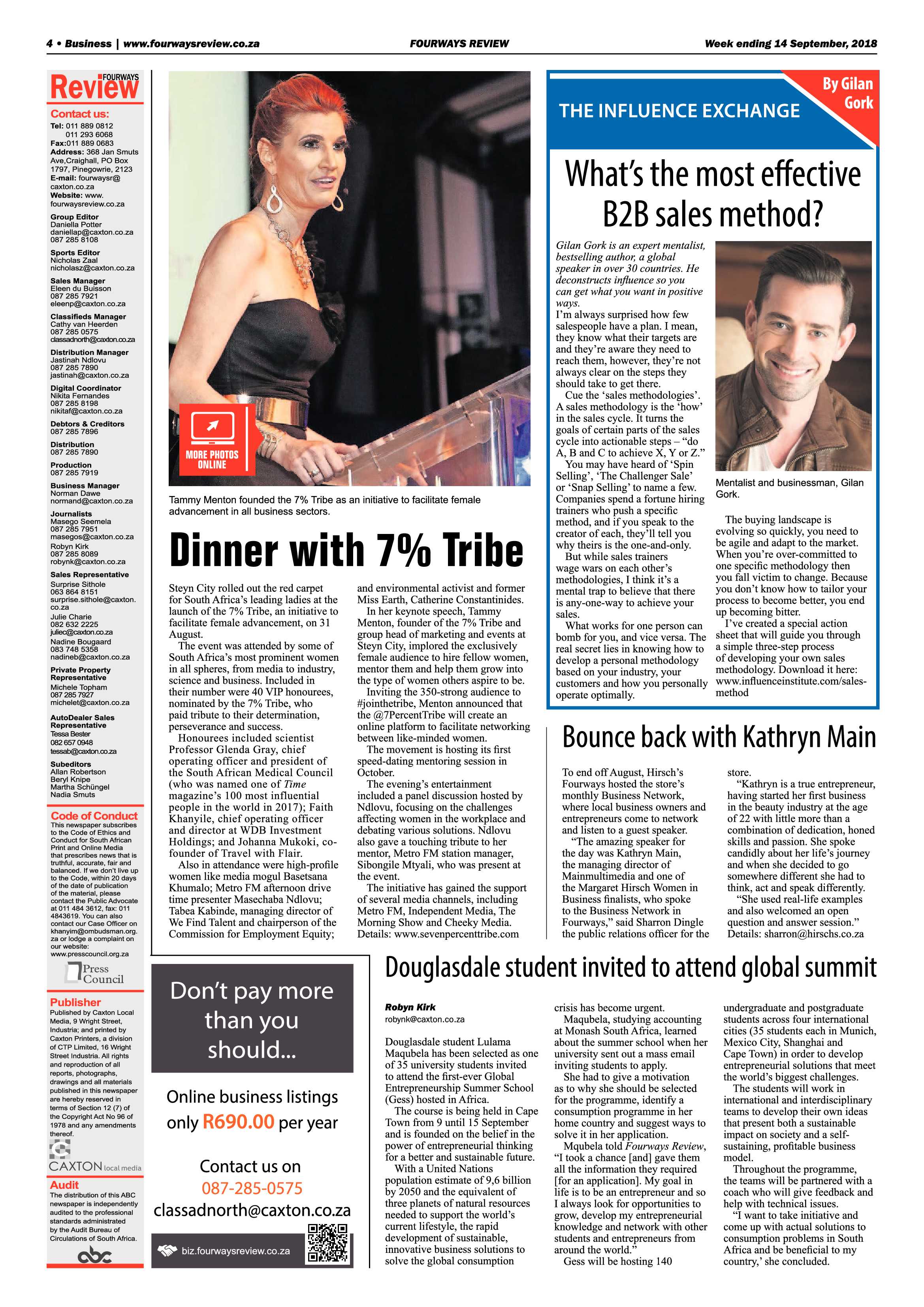 Fourways Reviwe 14 September, 2018 page 4