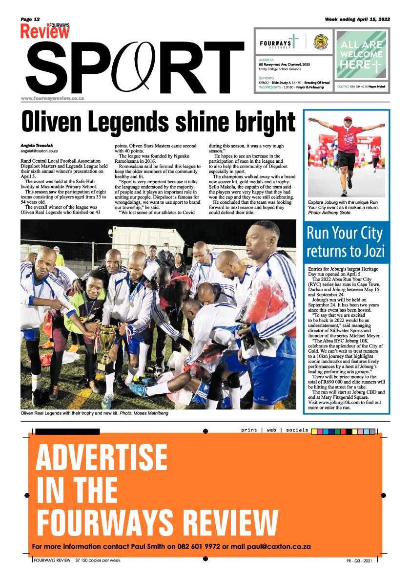 Fourways Review 15 April 2022 page 12