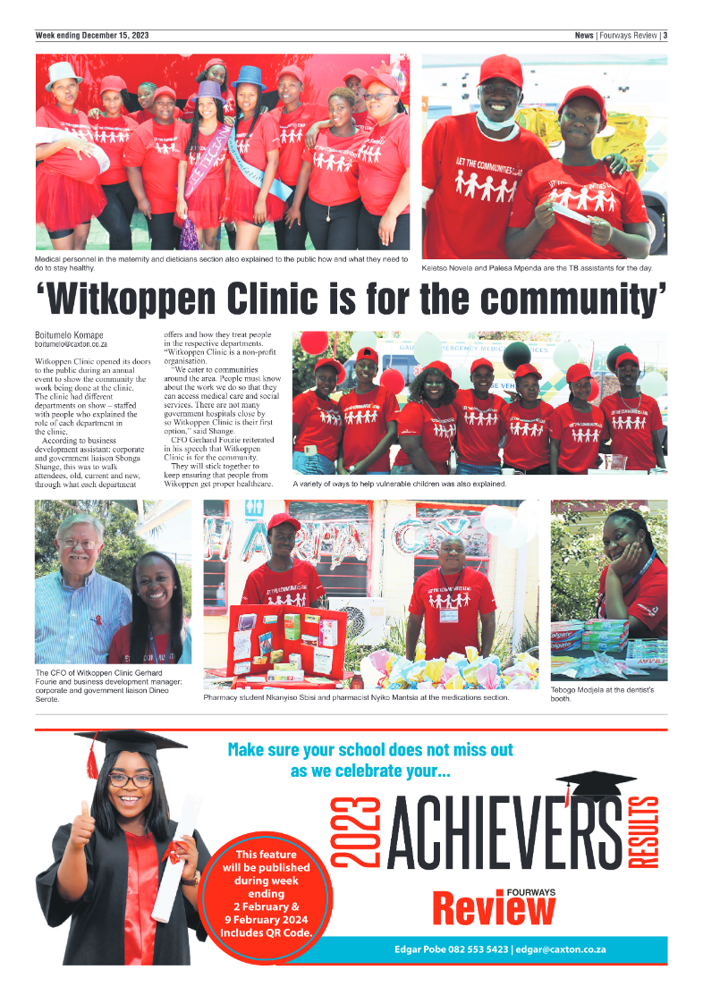 Fourways Review 15 December 2023 page 3