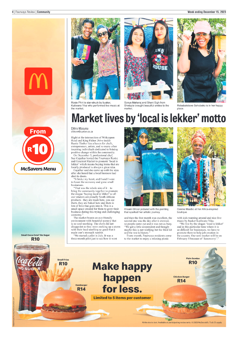 Fourways Review 15 December 2023 page 4