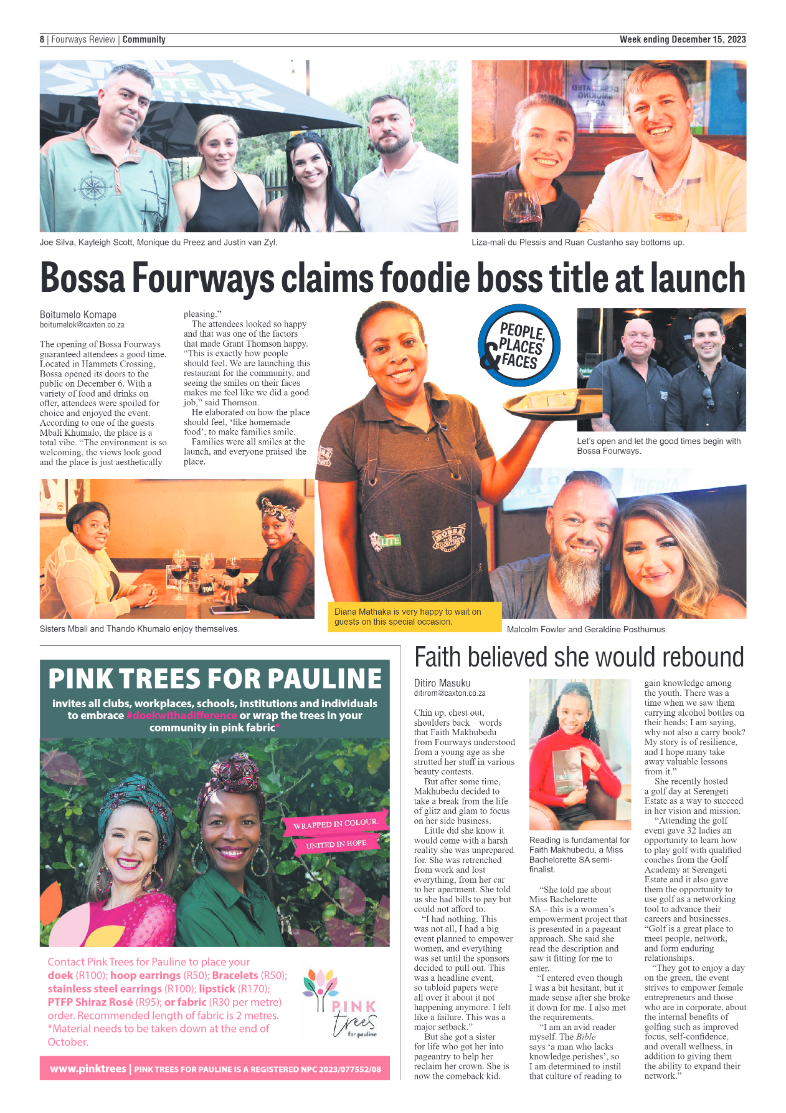 Fourways Review 15 December 2023 page 8
