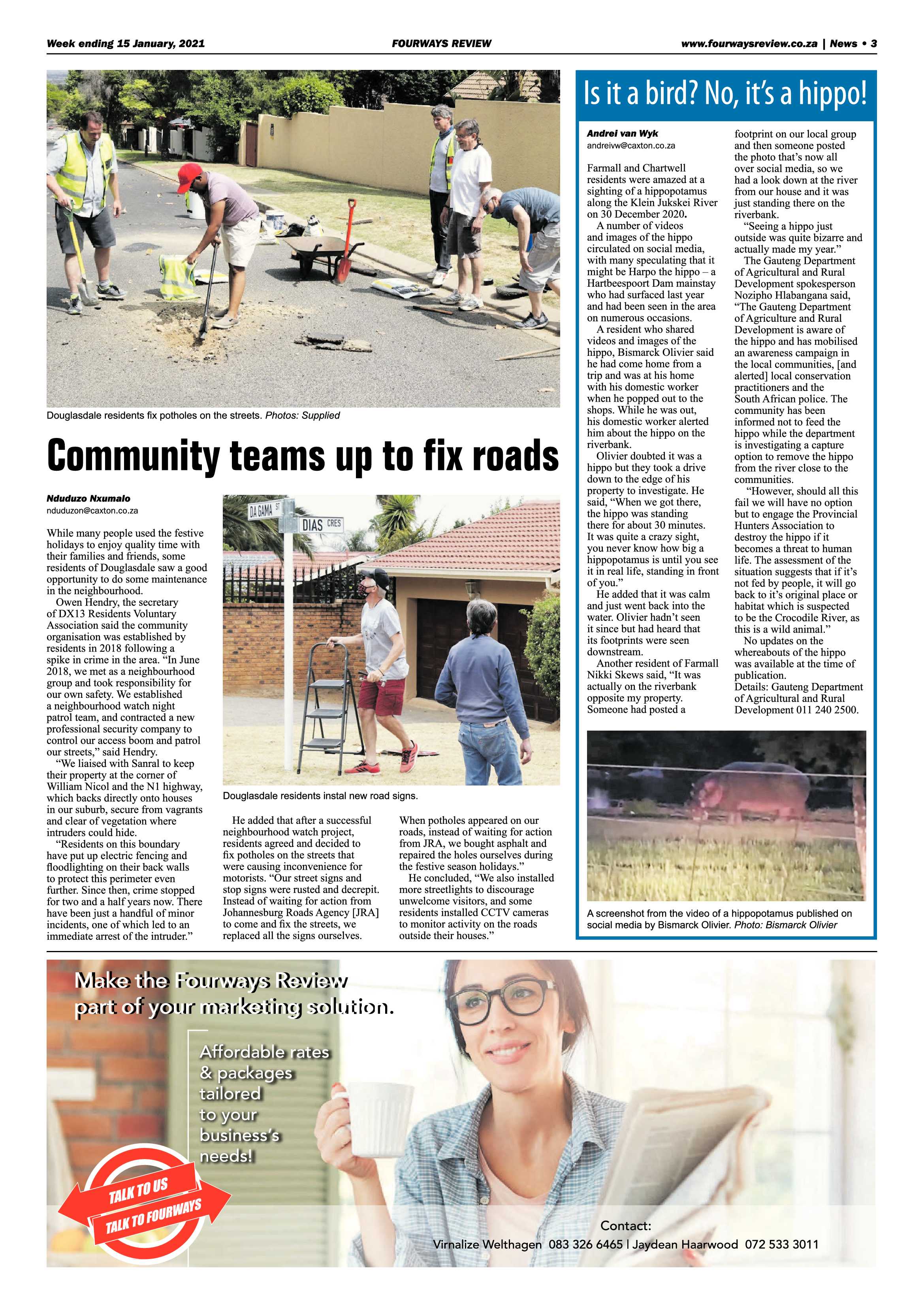 Fourways Review 15 January 2020 page 3