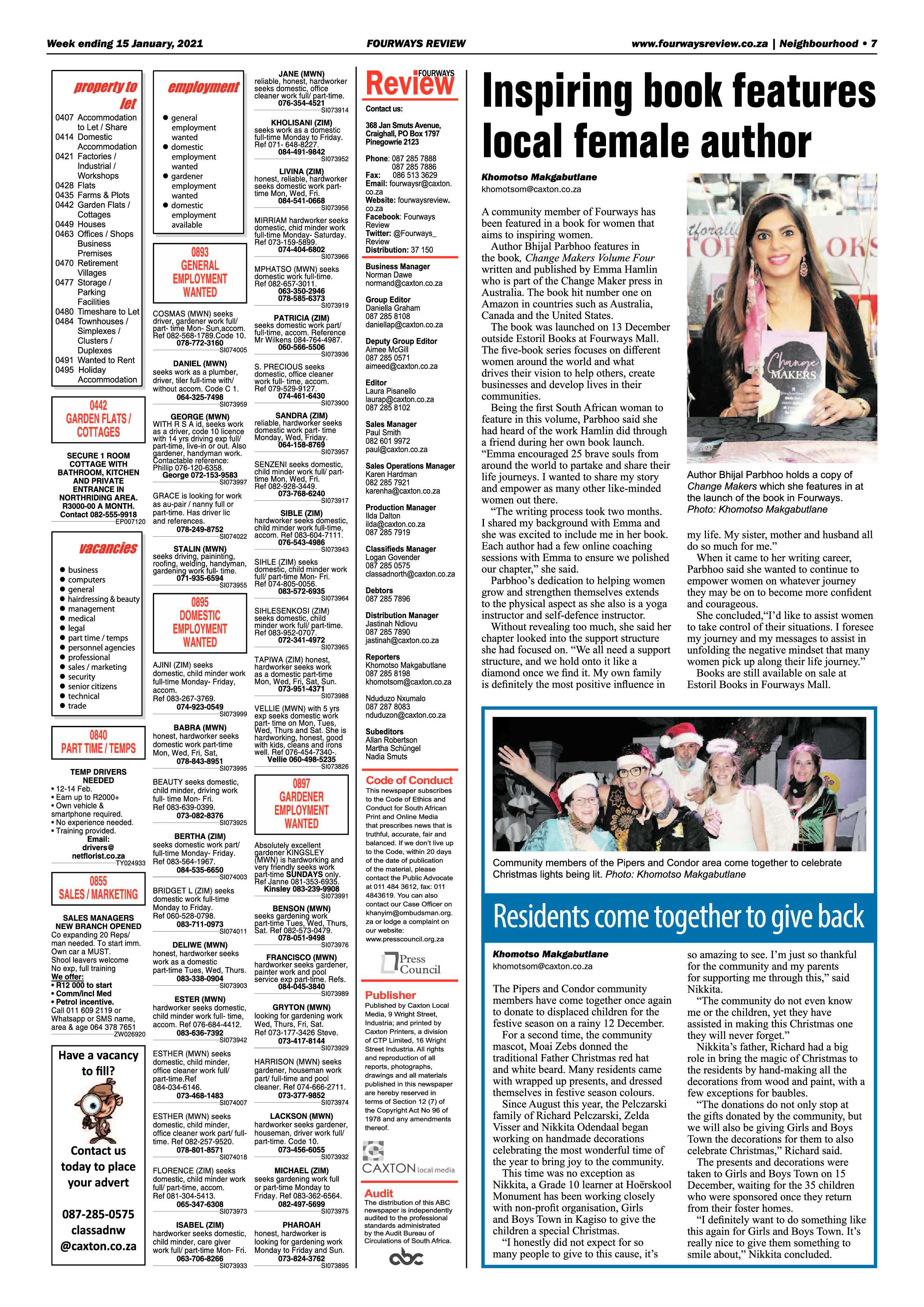 Fourways Review 15 January 2020 page 7