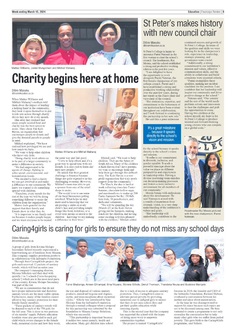 Fourways Review 15 March 2024 page 9
