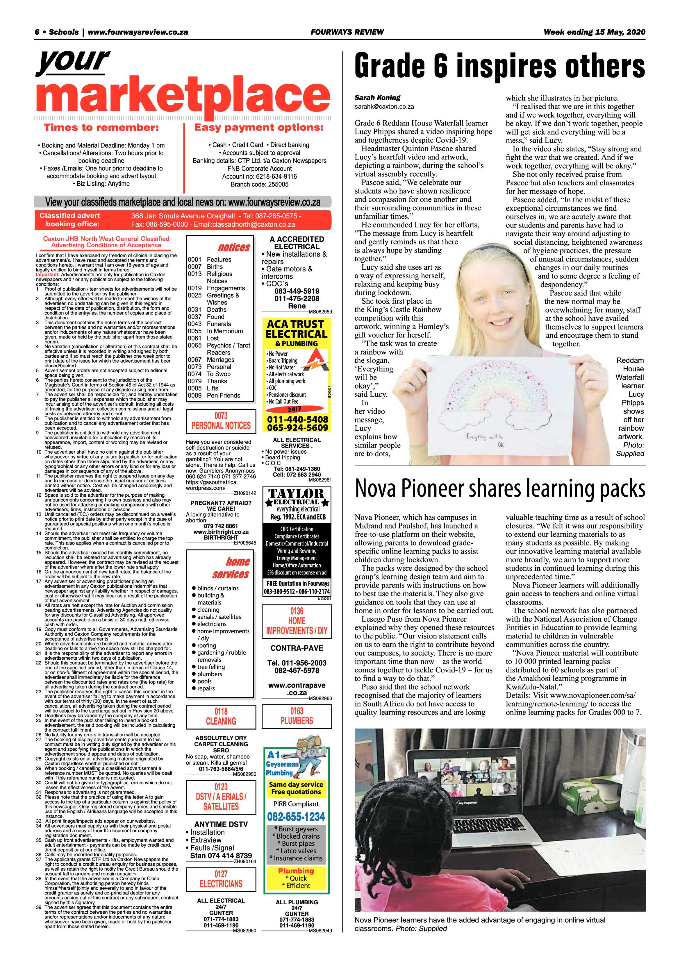 Fourways Review 15 May 2020 page 6