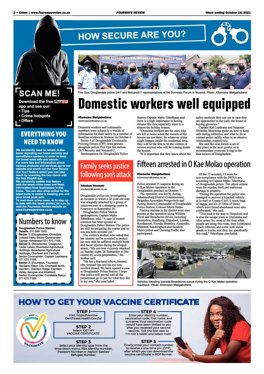Fourways Review 15 October 2021 page 2