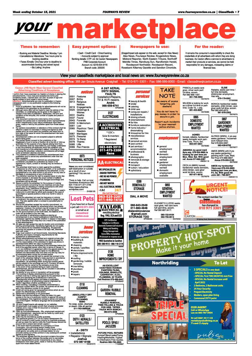 Fourways Review 15 October 2021 page 7