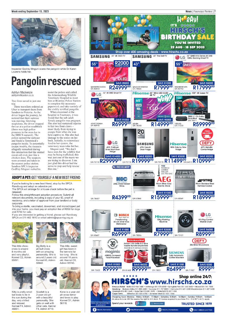 Fourways Review 15 September 2023 page 7
