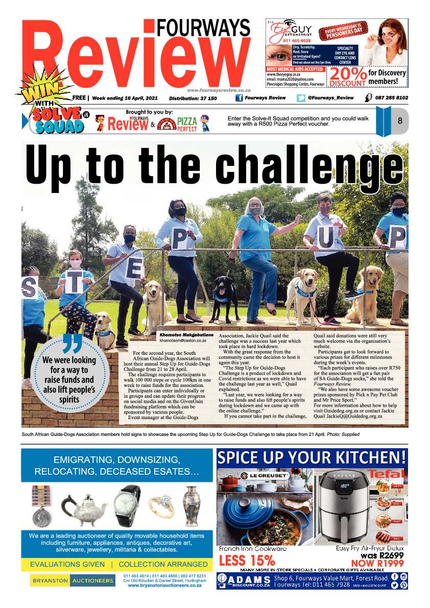 Fourways Review 16 April 2021 page 1