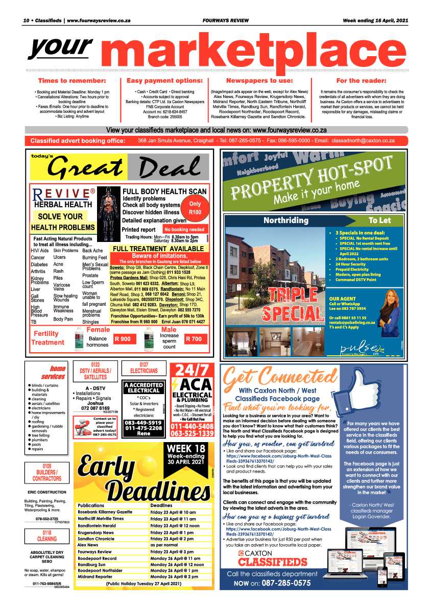 Fourways Review 16 April 2021 page 10