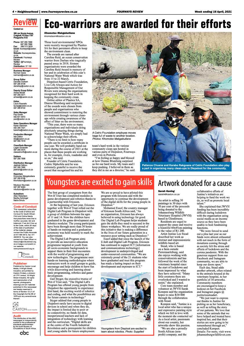Fourways Review 16 April 2021 page 4