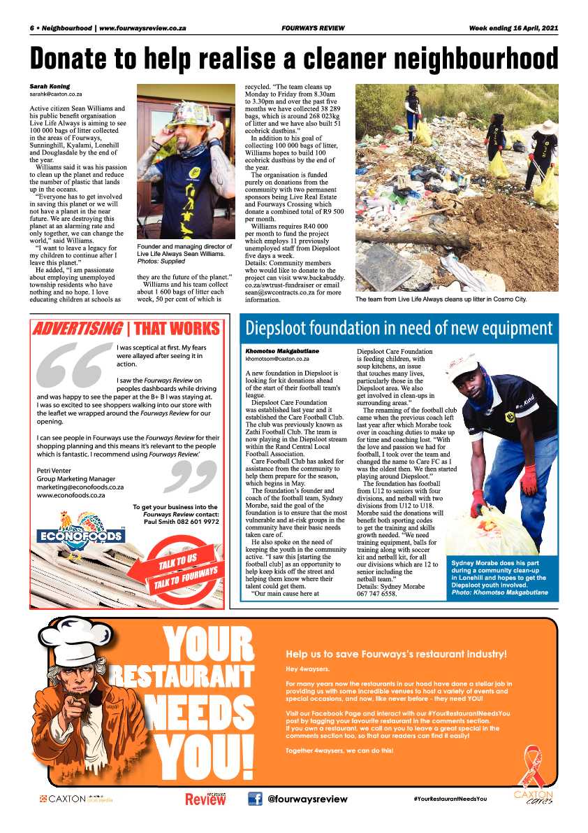 Fourways Review 16 April 2021 page 6