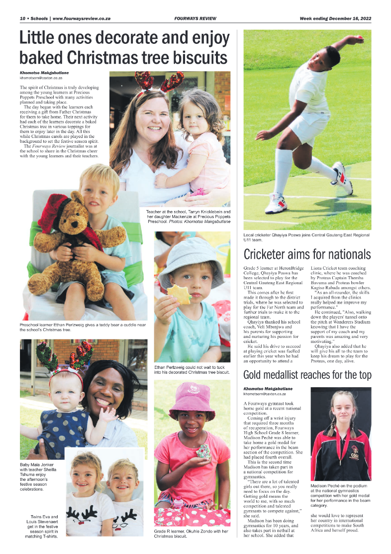 Fourways Review 16 Dec 2022 page 10