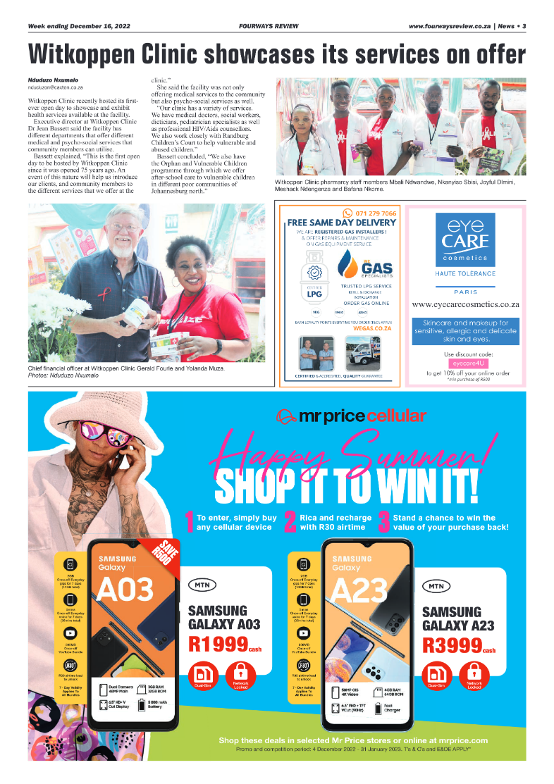 Fourways Review 16 Dec 2022 page 3