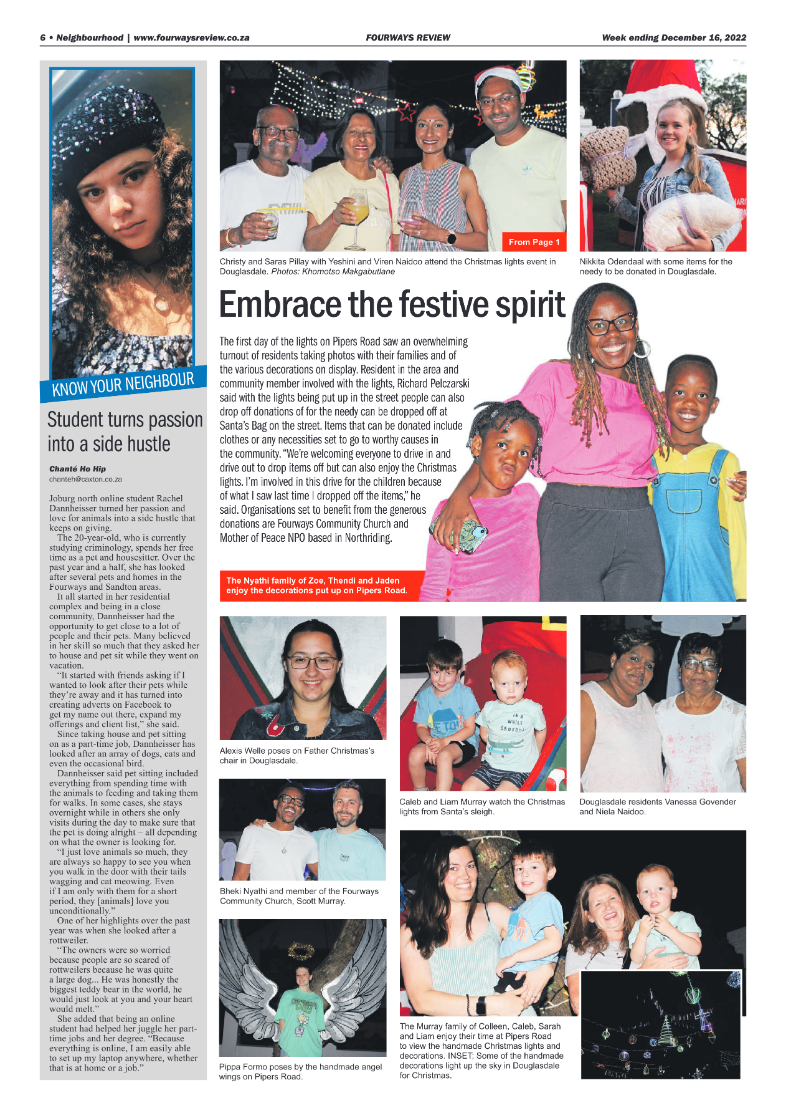 Fourways Review 16 Dec 2022 page 6