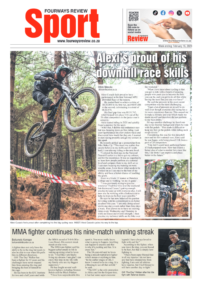 Fourways Review 16 February 2024 page 12