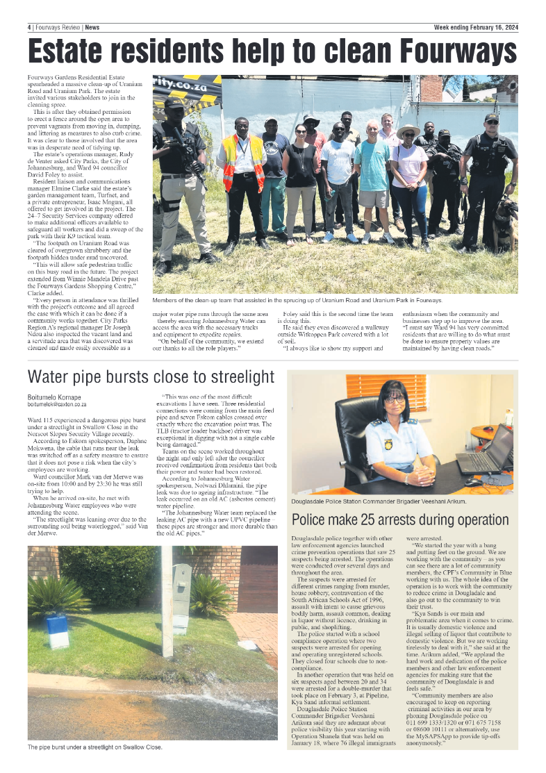 Fourways Review 16 February 2024 page 4