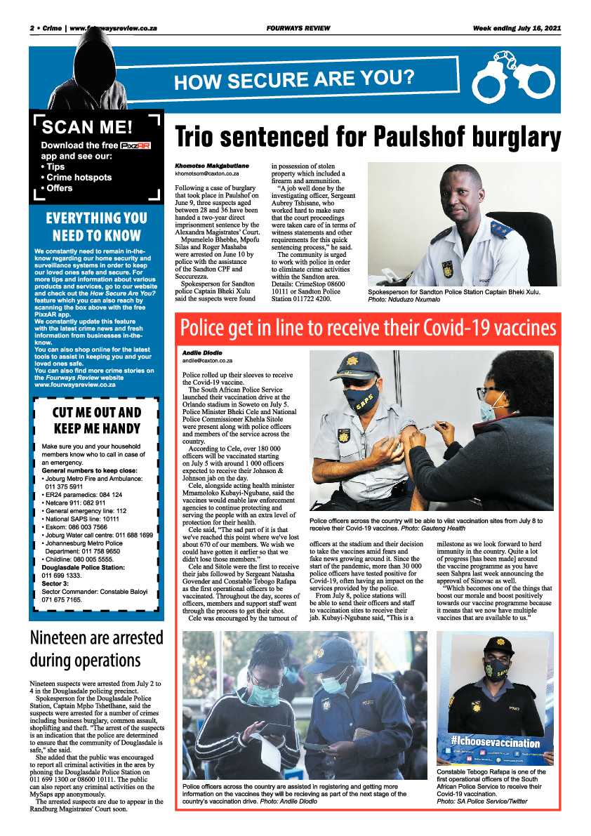Fourways Review  16 July 2021 page 2