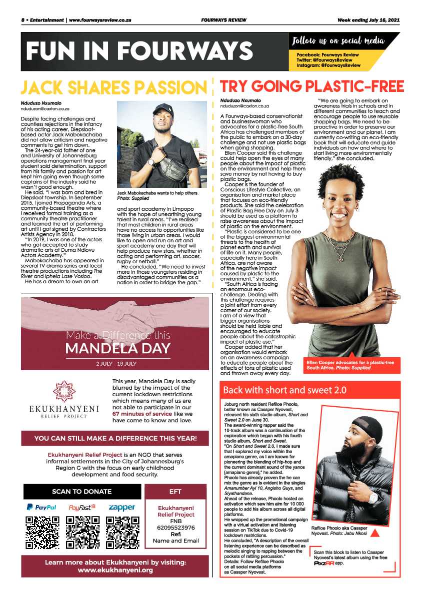 Fourways Review  16 July 2021 page 8