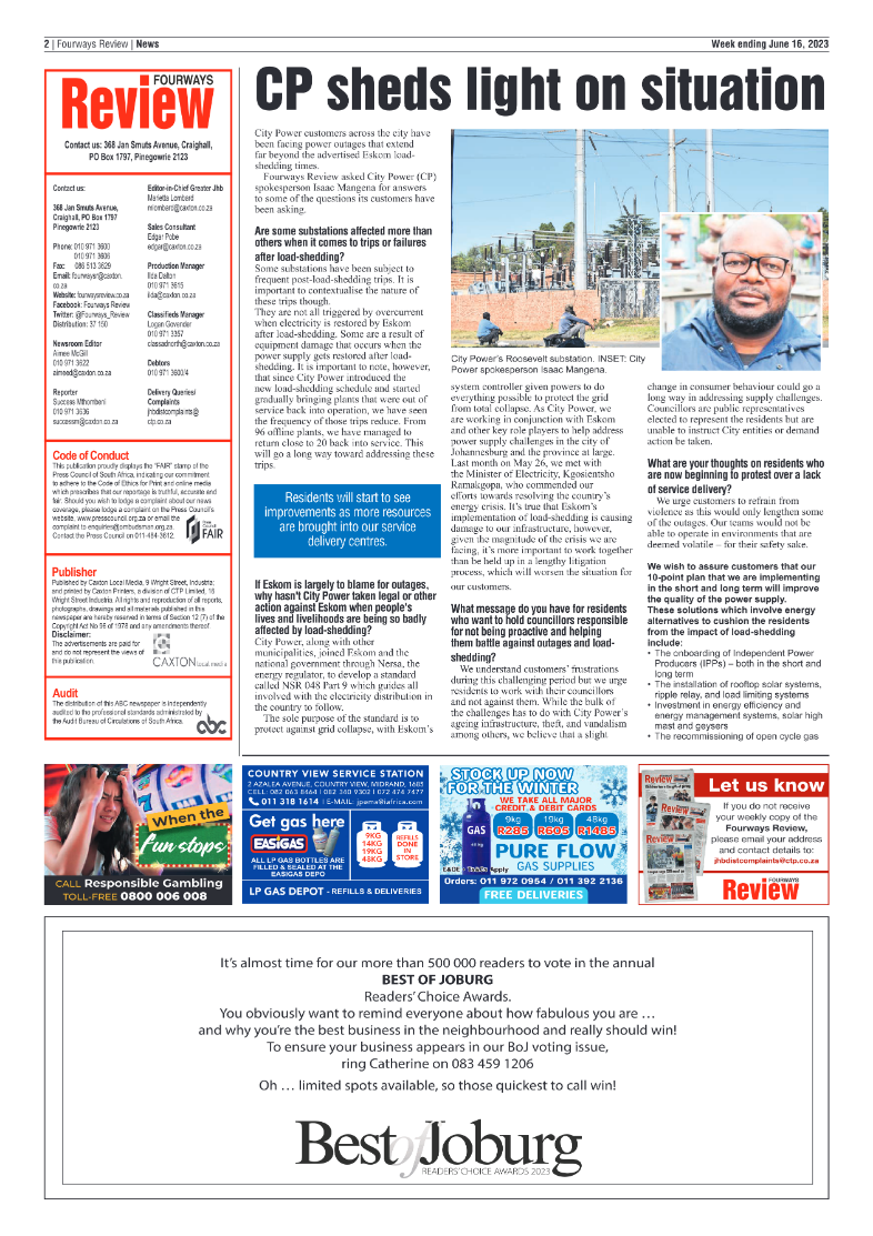 Fourways Review 16 June 2023 page 2