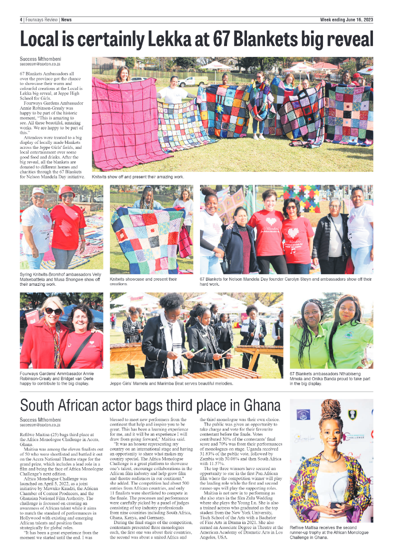 Fourways Review 16 June 2023 page 4