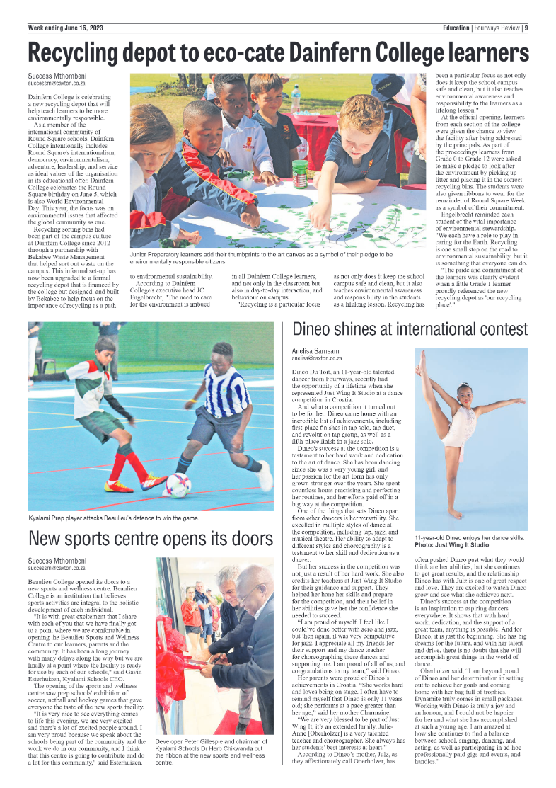 Fourways Review 16 June 2023 page 9