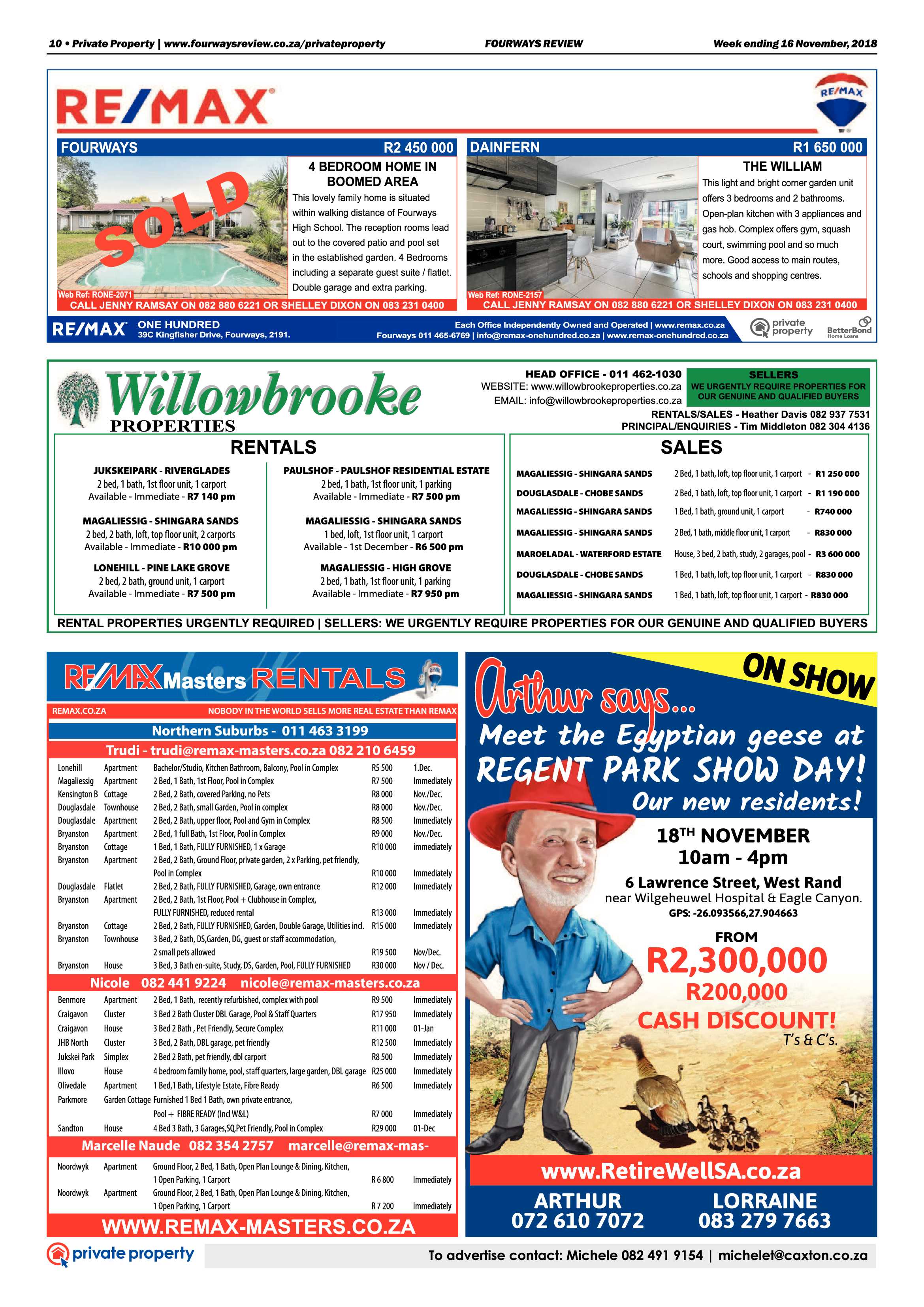 Fourways Review 16 November, 2018 page 10