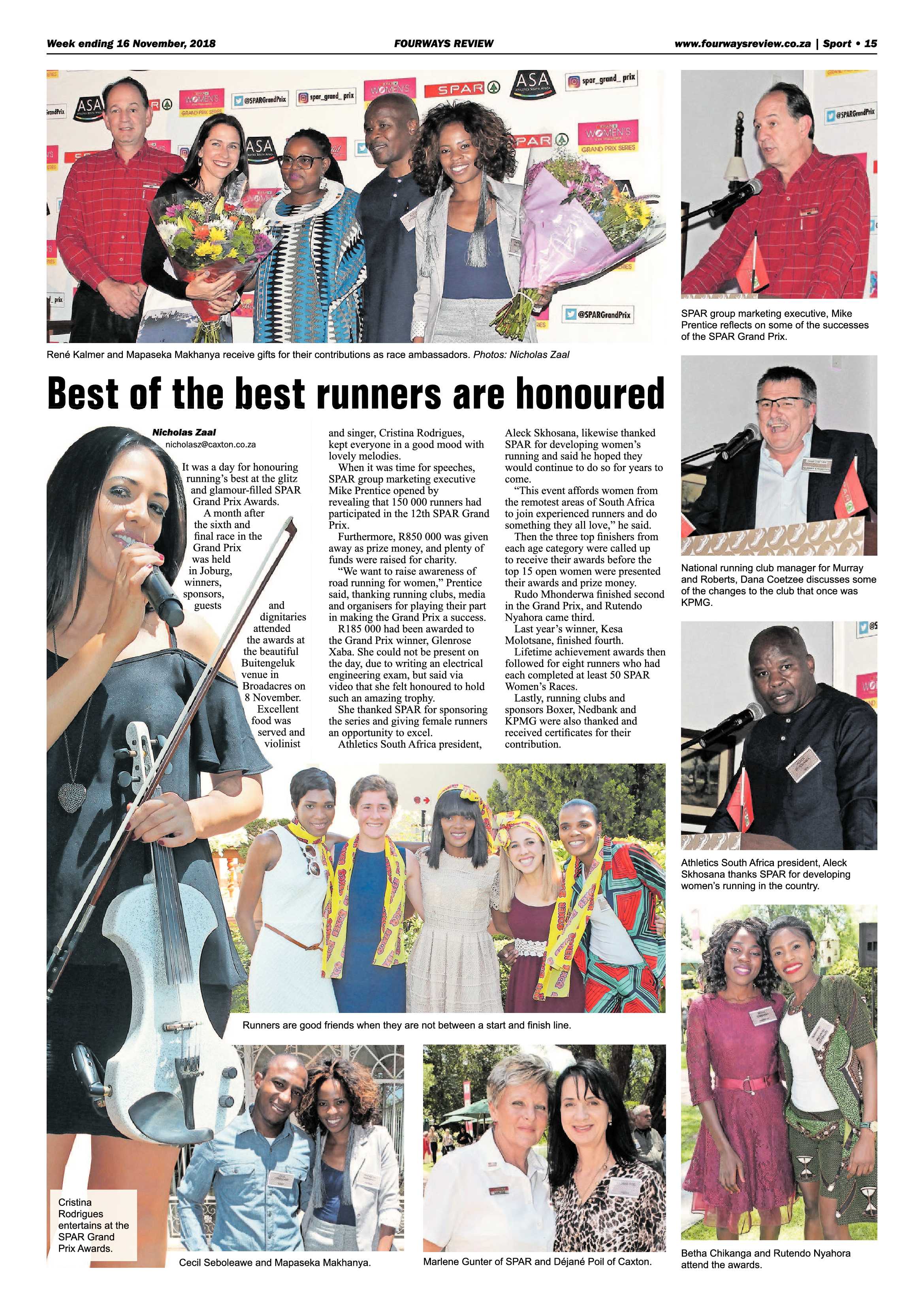 Fourways Review 16 November, 2018 page 15