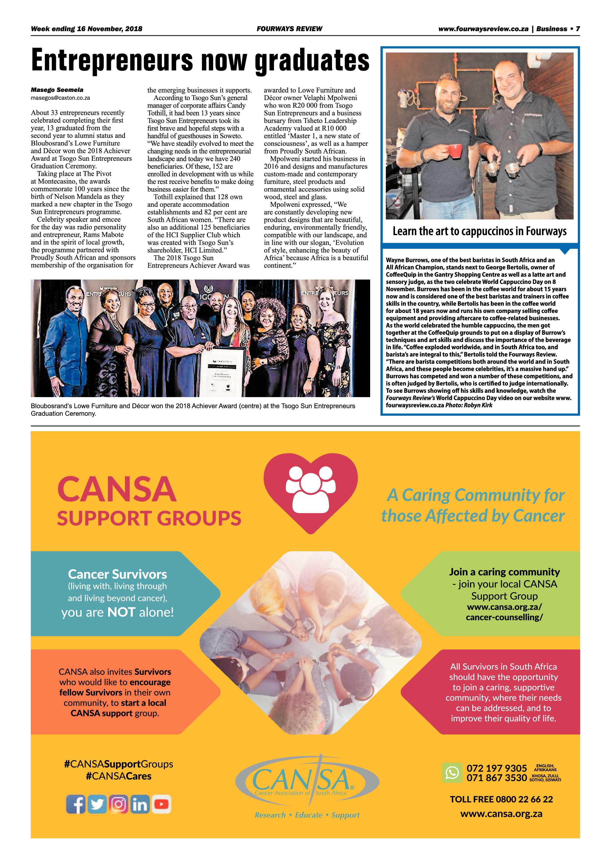 Fourways Review 16 November, 2018 page 7