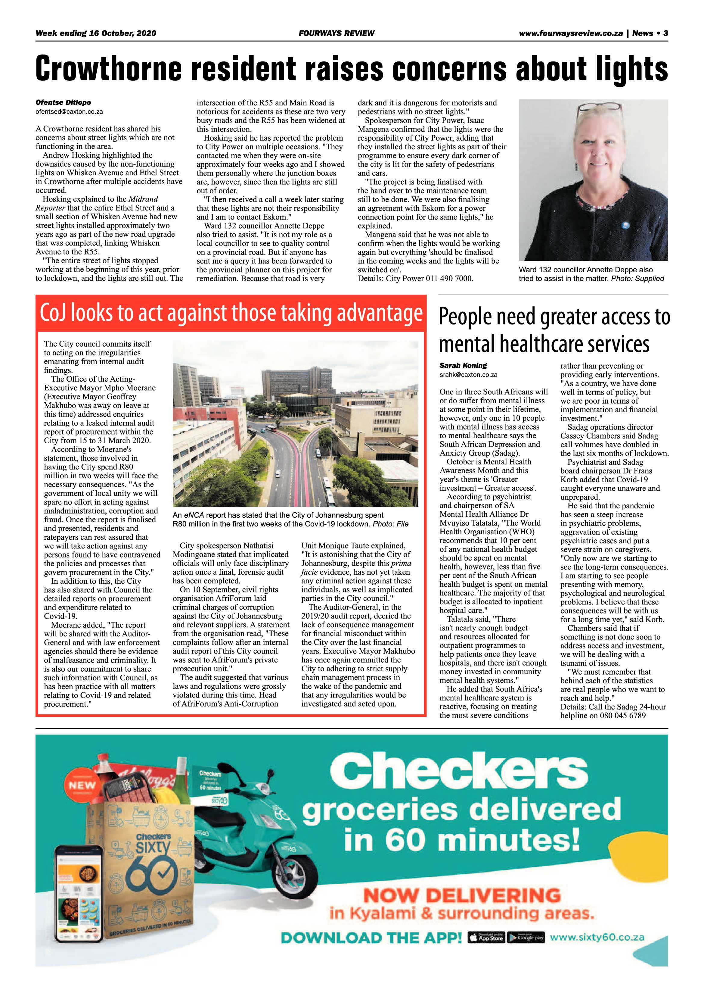 Fourways Review 16 October 2020 page 3