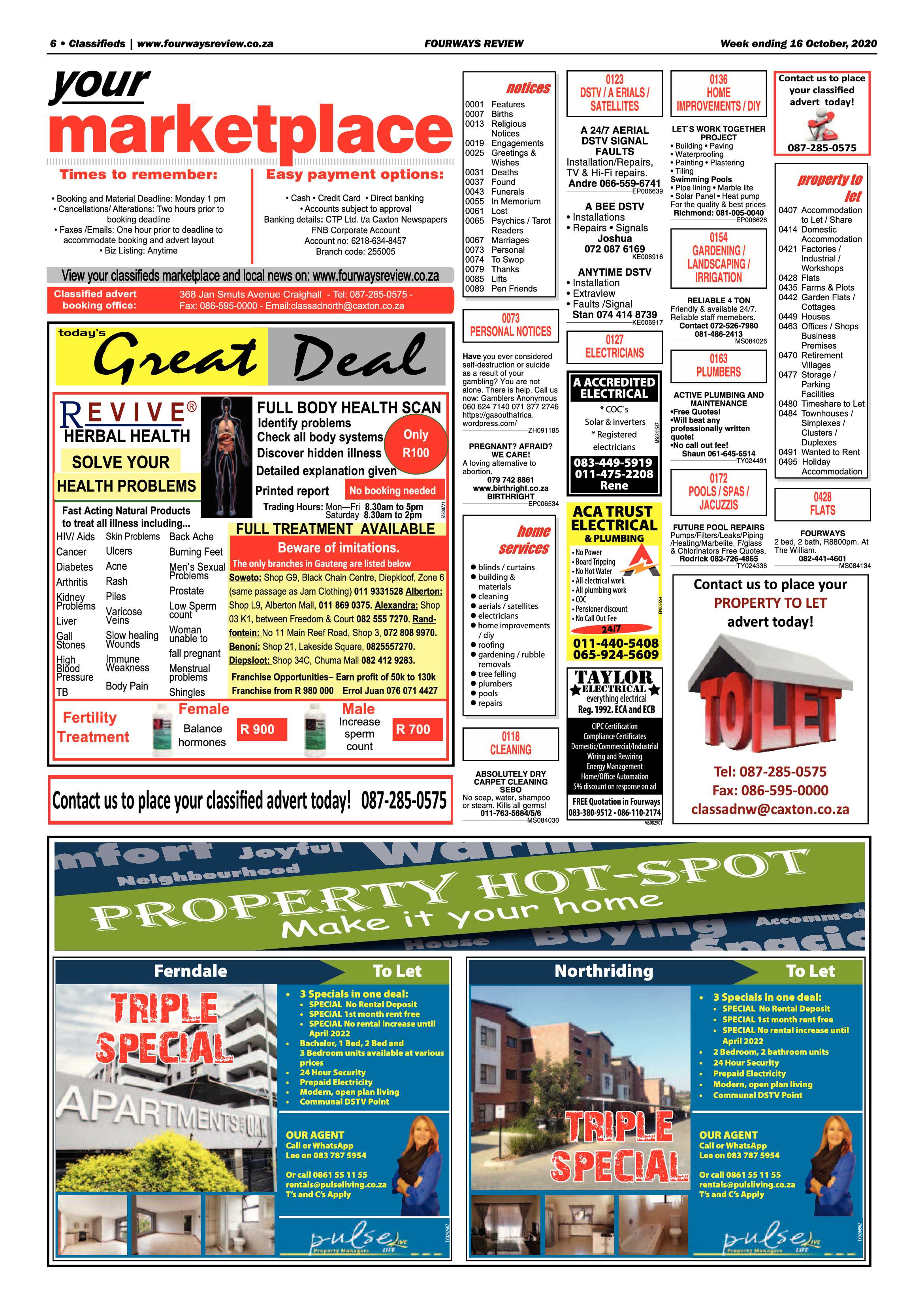 Fourways Review 16 October 2020 page 6