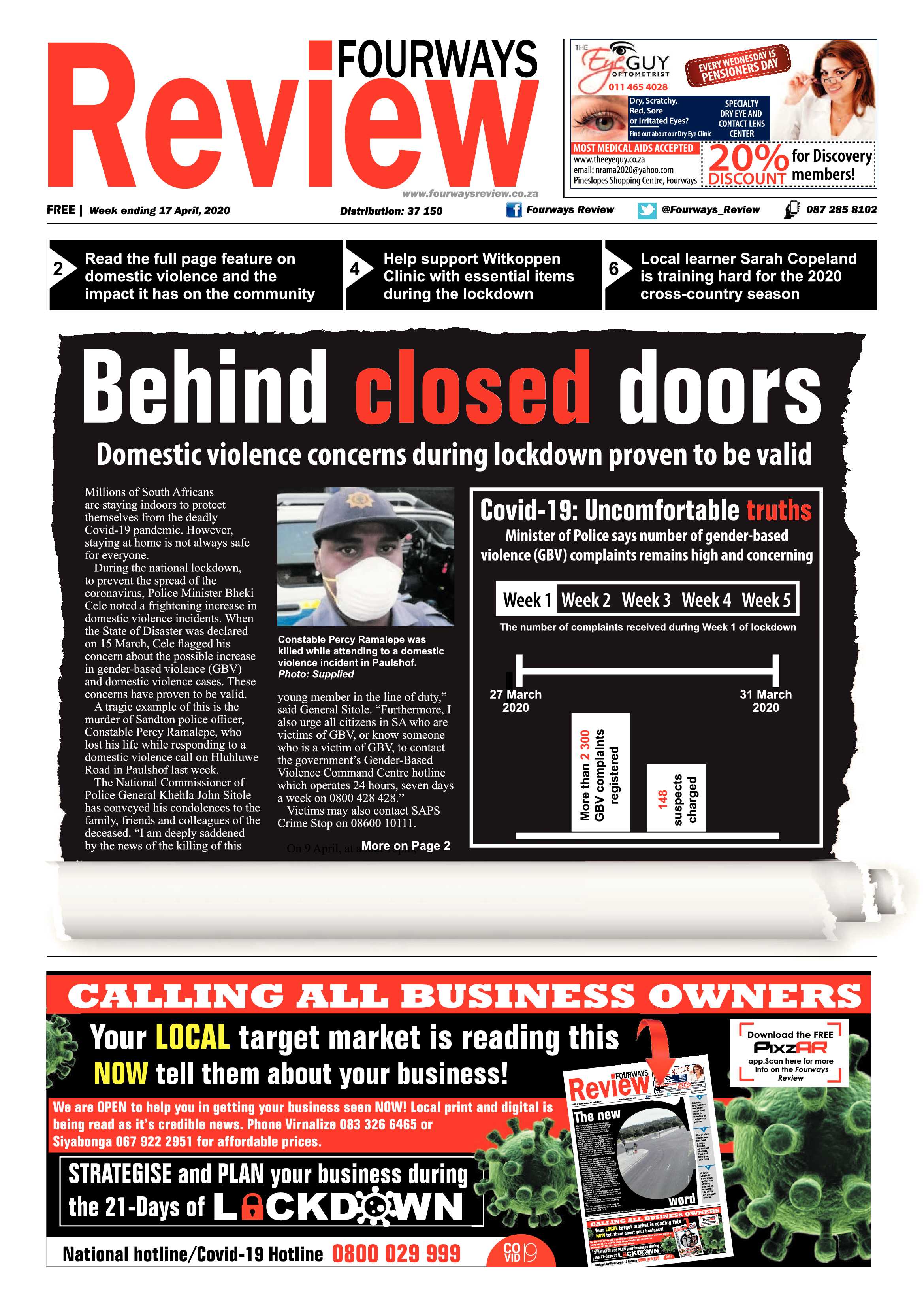 Fourways Reviews 17 April 2020 page 1