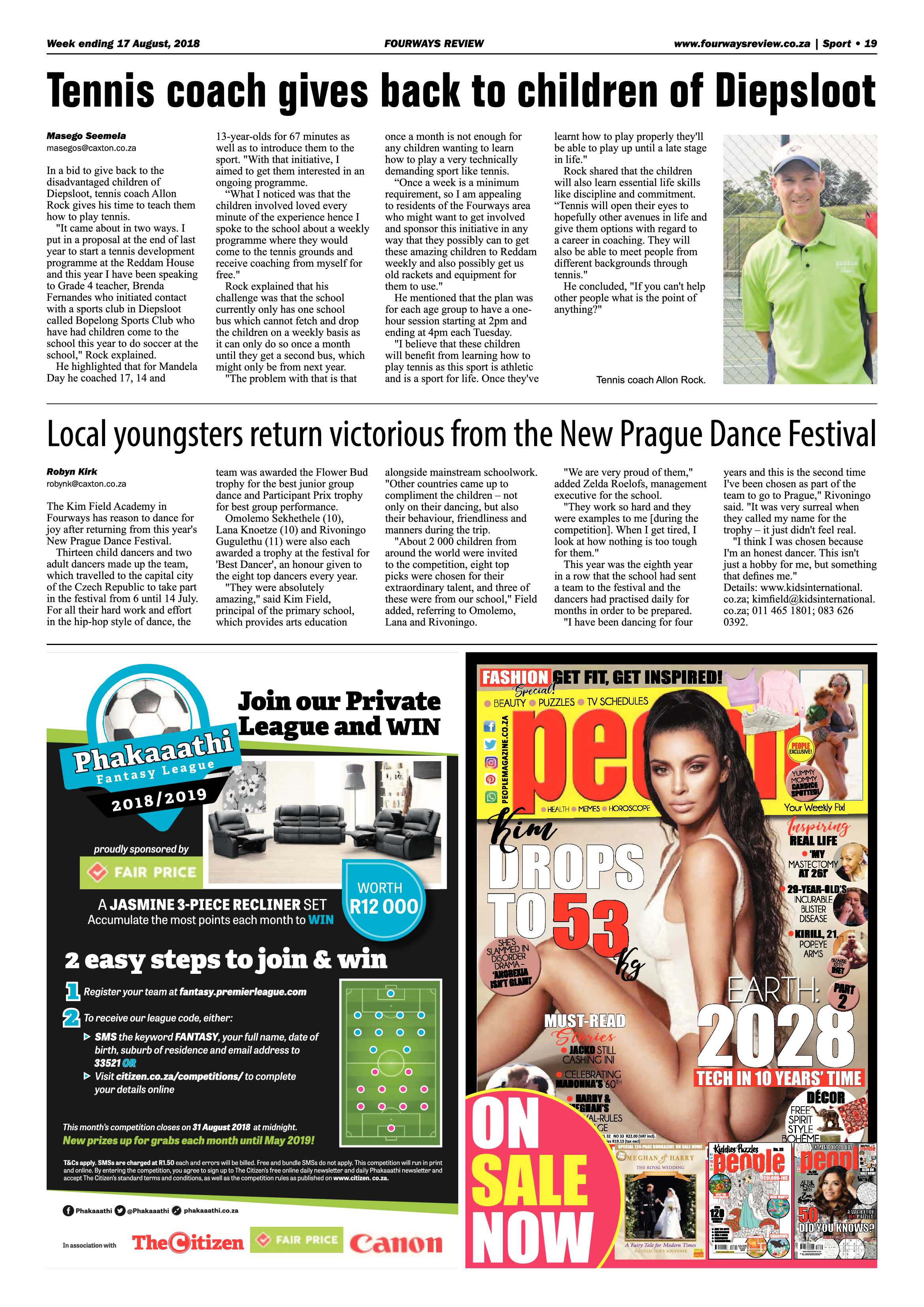 Fourways Review 17 August, 2018 page 19