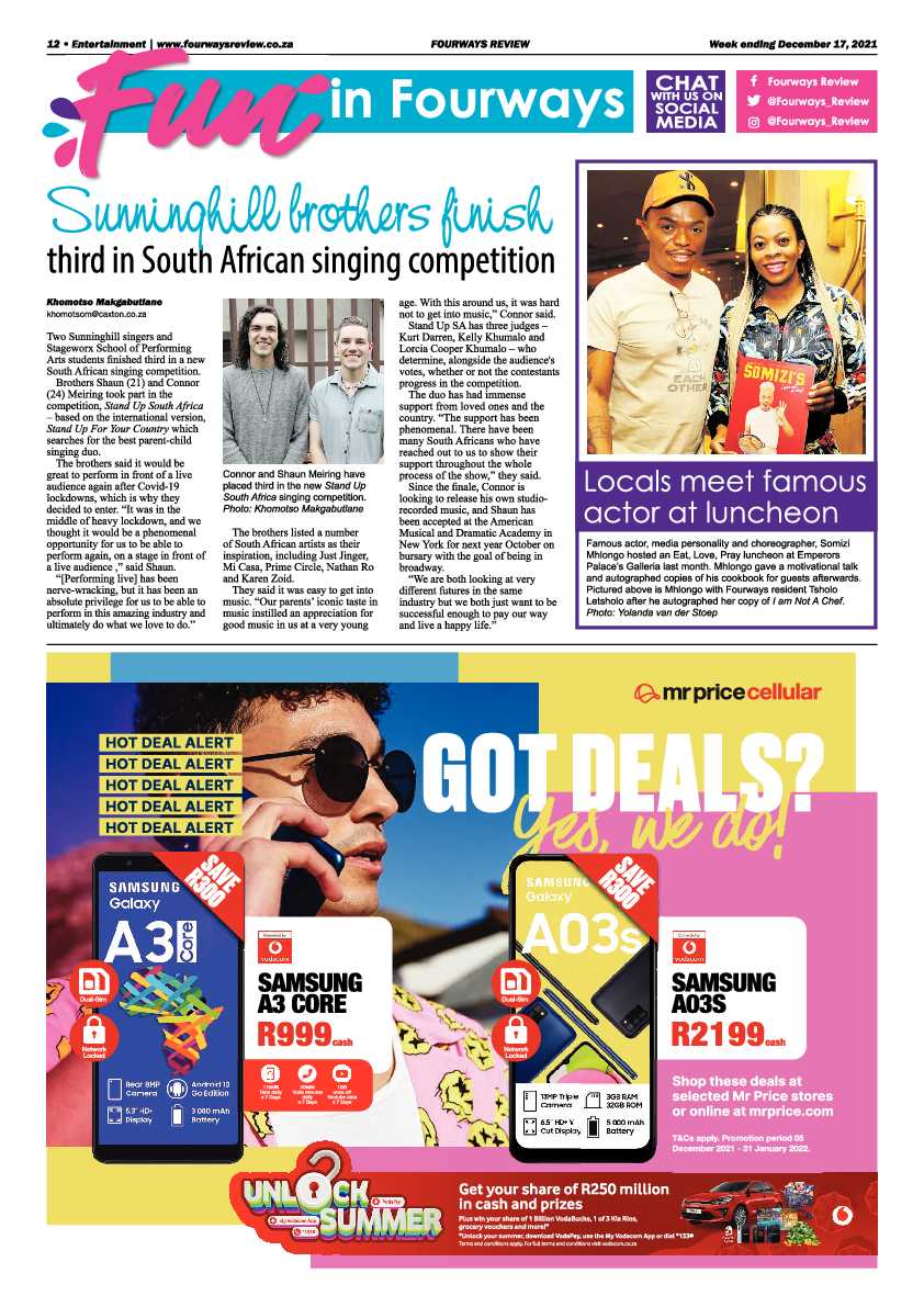 Fourways Review 17 December 2021 page 12