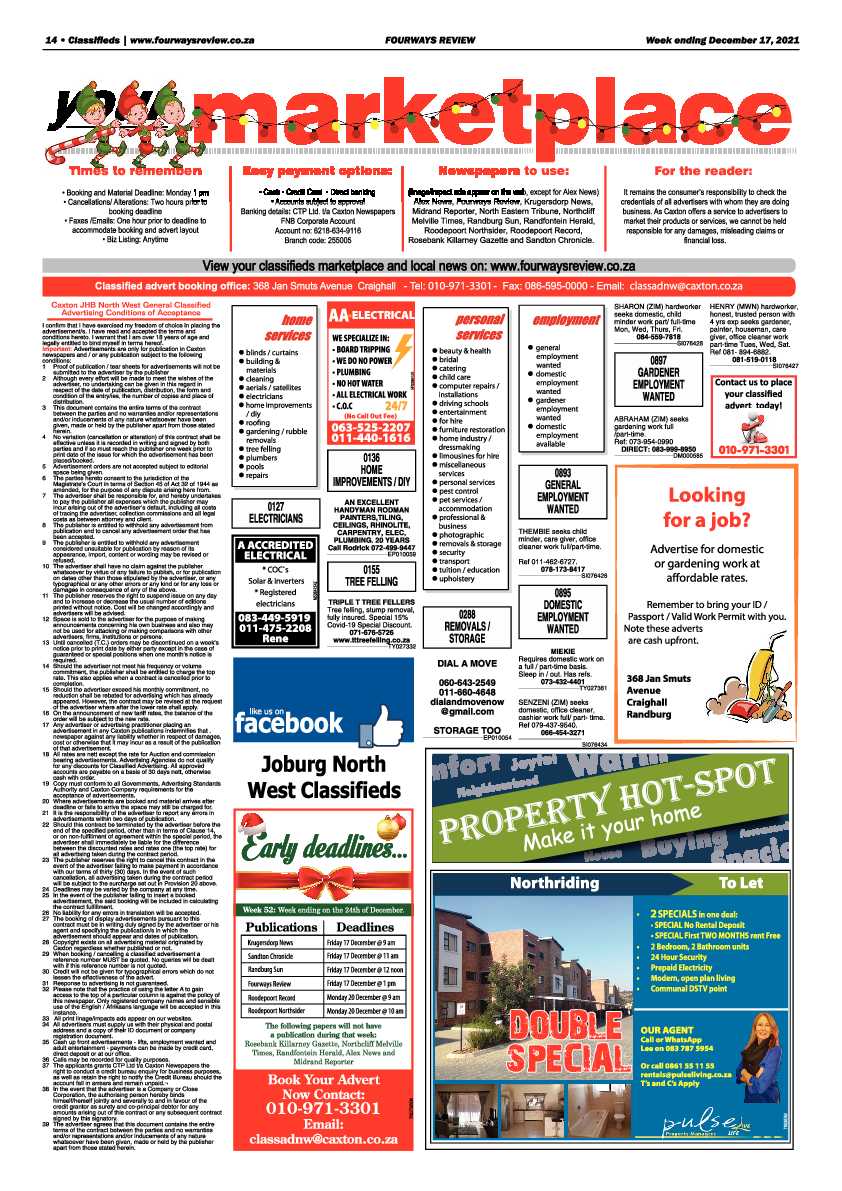Fourways Review 17 December 2021 page 14