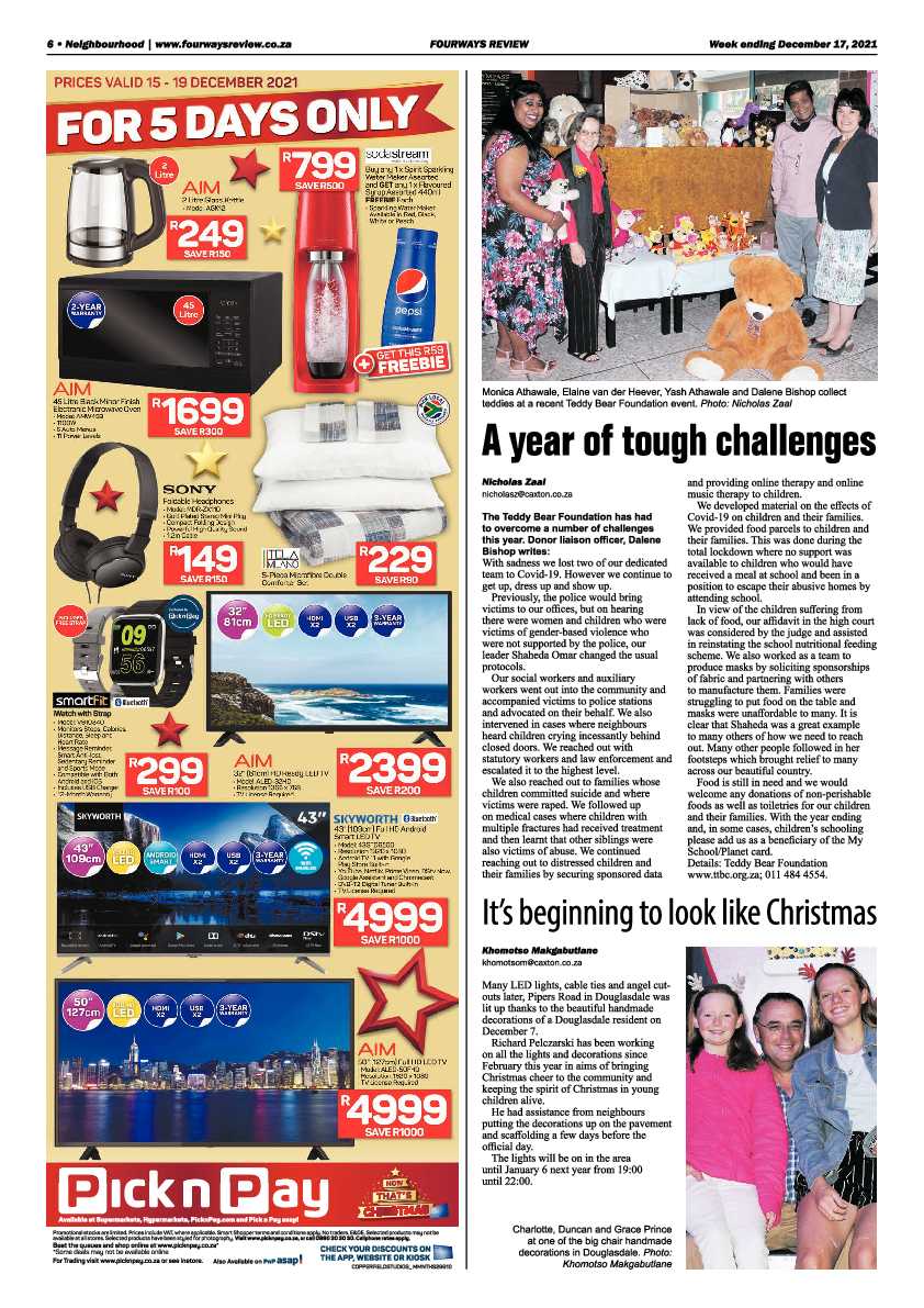 Fourways Review 17 December 2021 page 6