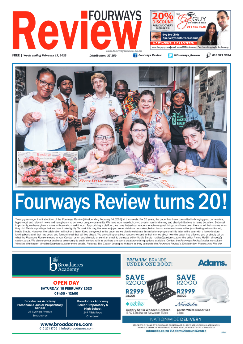 Fourways Review 17 Feb 2023 page 1