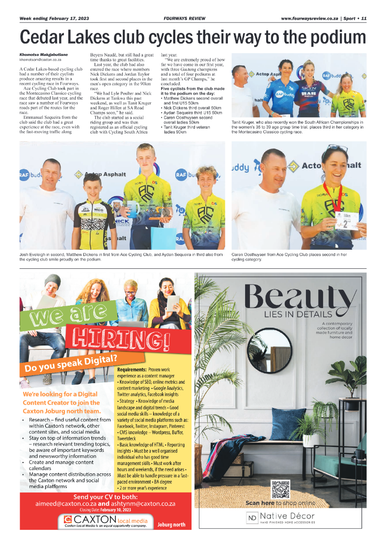 Fourways Review 17 Feb 2023 page 11