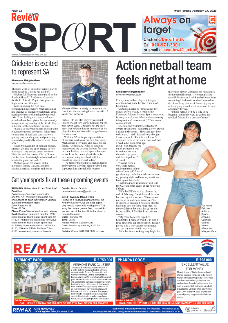 Fourways Review 17 Feb 2023 page 12