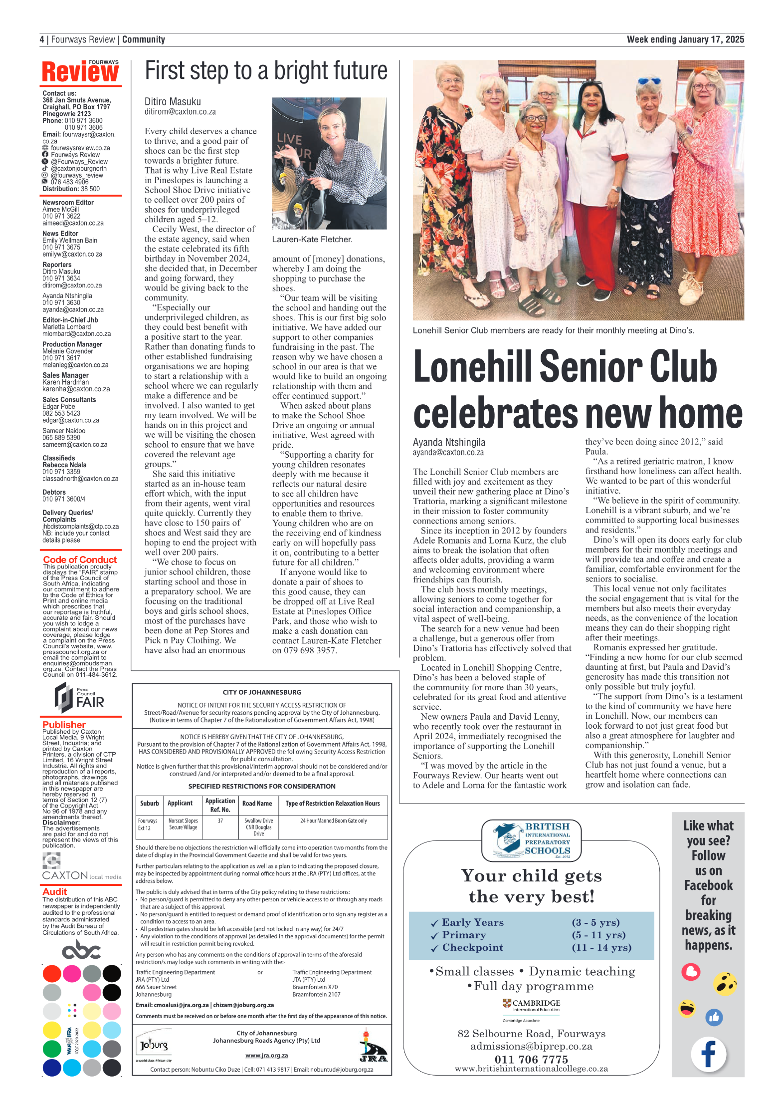 Fourways Review 17 January 2025 page 4
