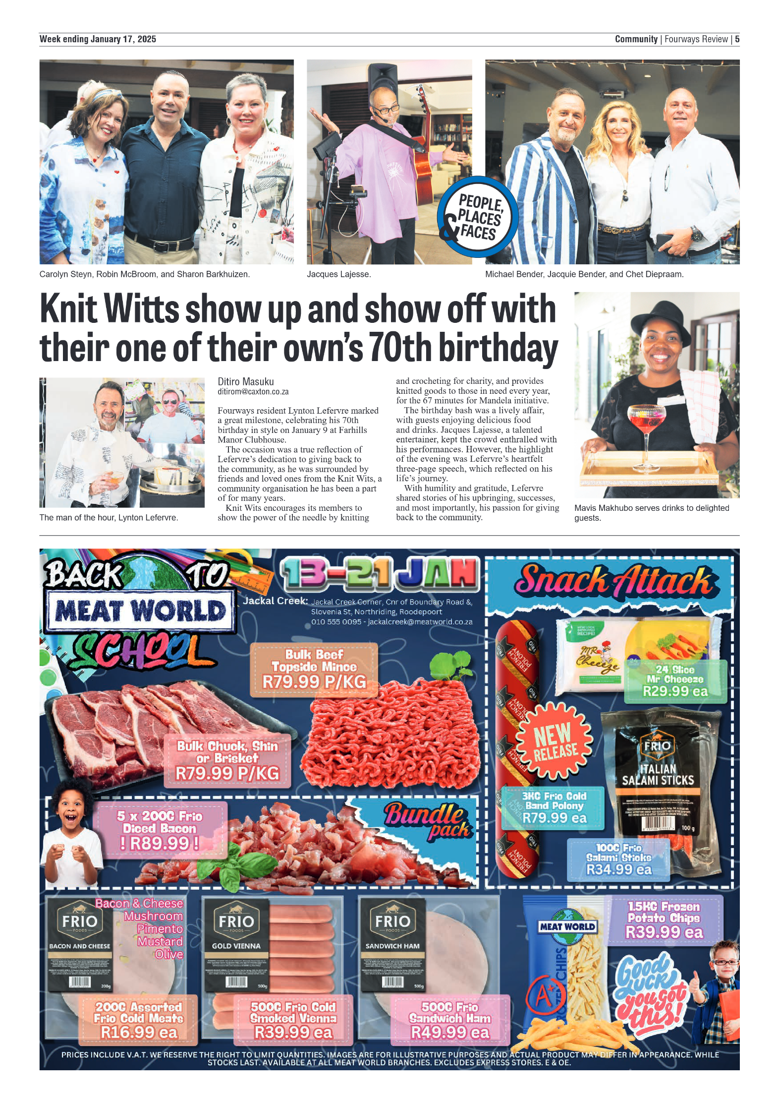 Fourways Review 17 January 2025 page 5