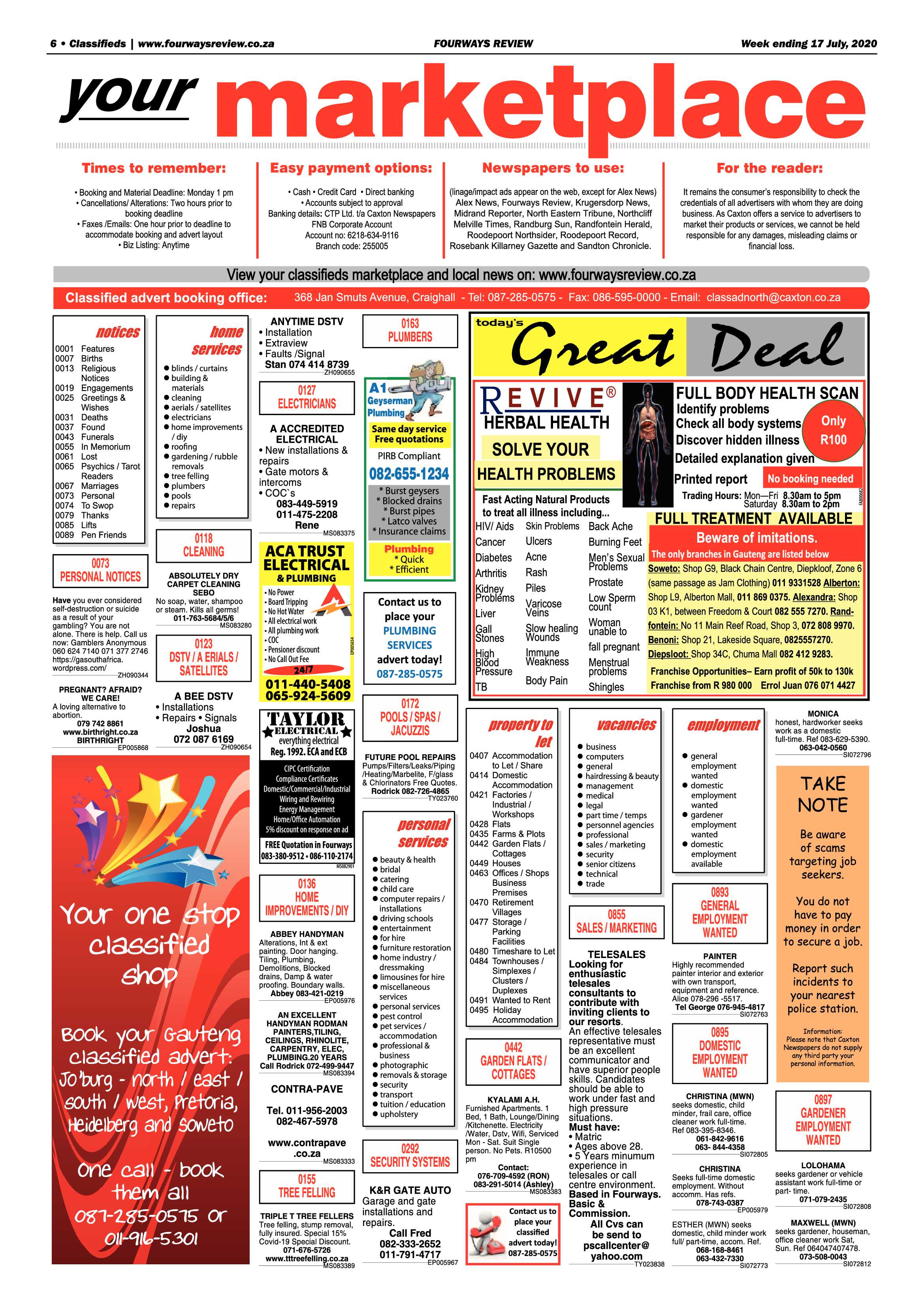 Fourways Review 17 July 2020 page 6