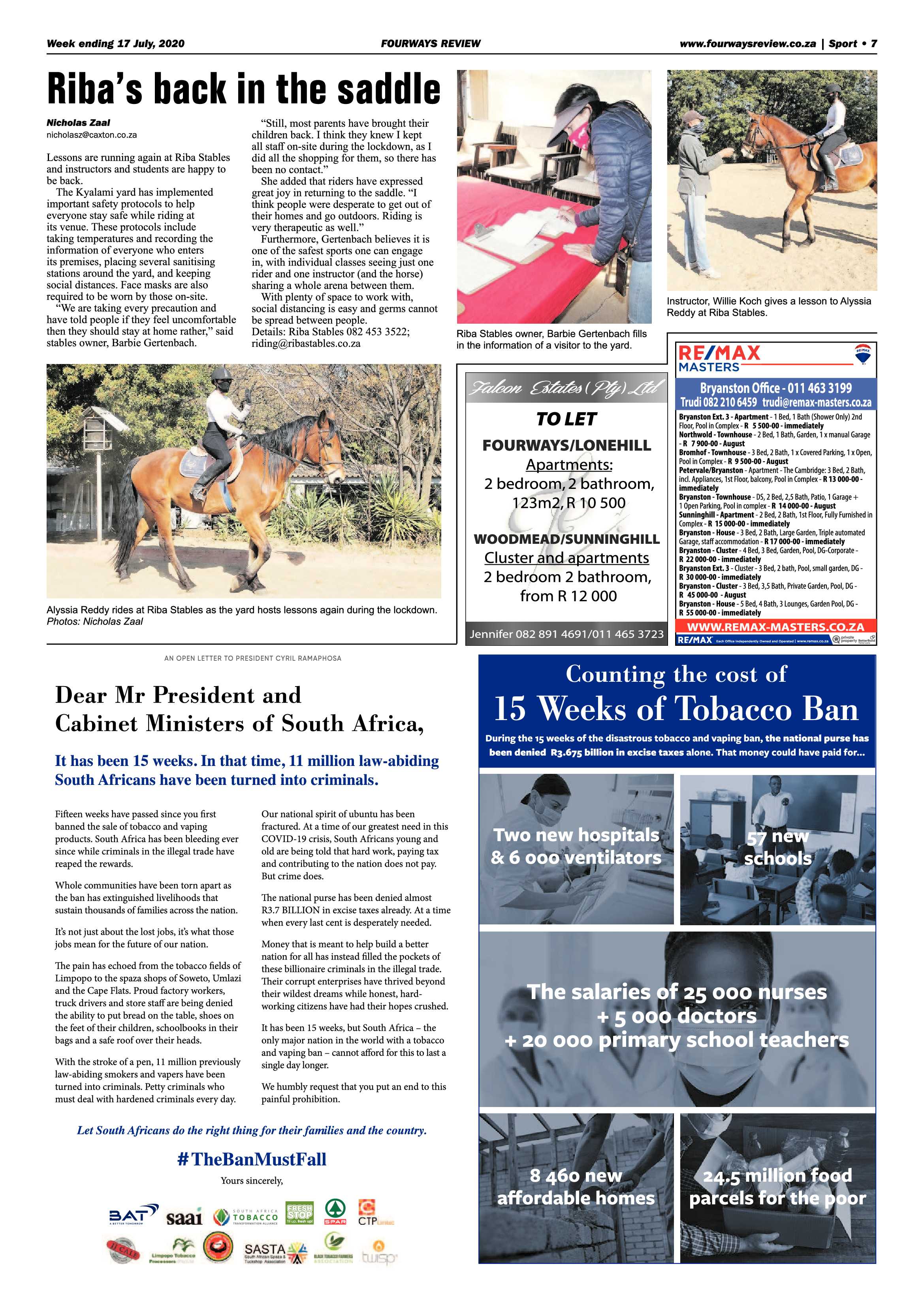 Fourways Review 17 July 2020 page 7